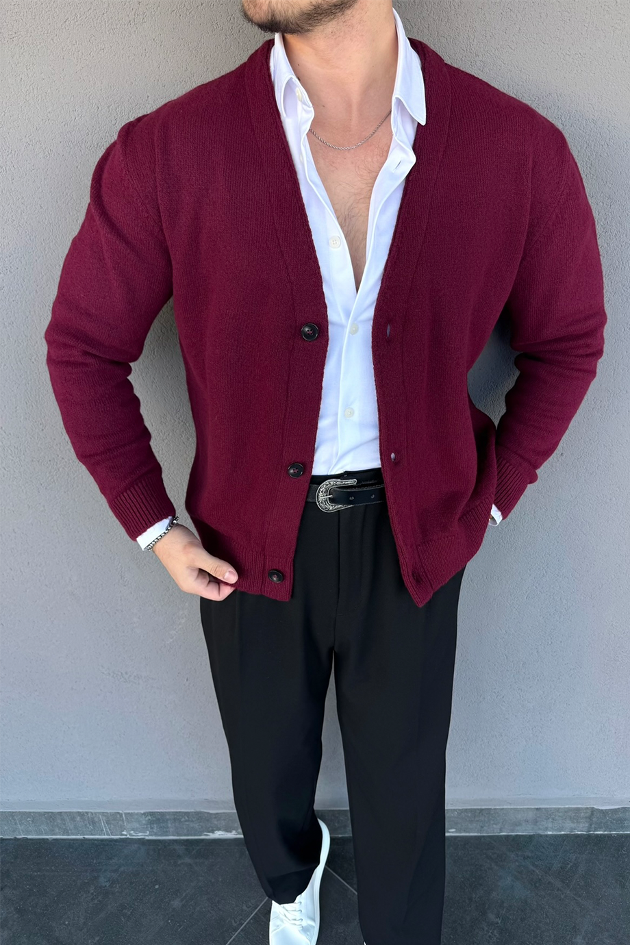 BORDO ÖZEL TASARIM HIRKA