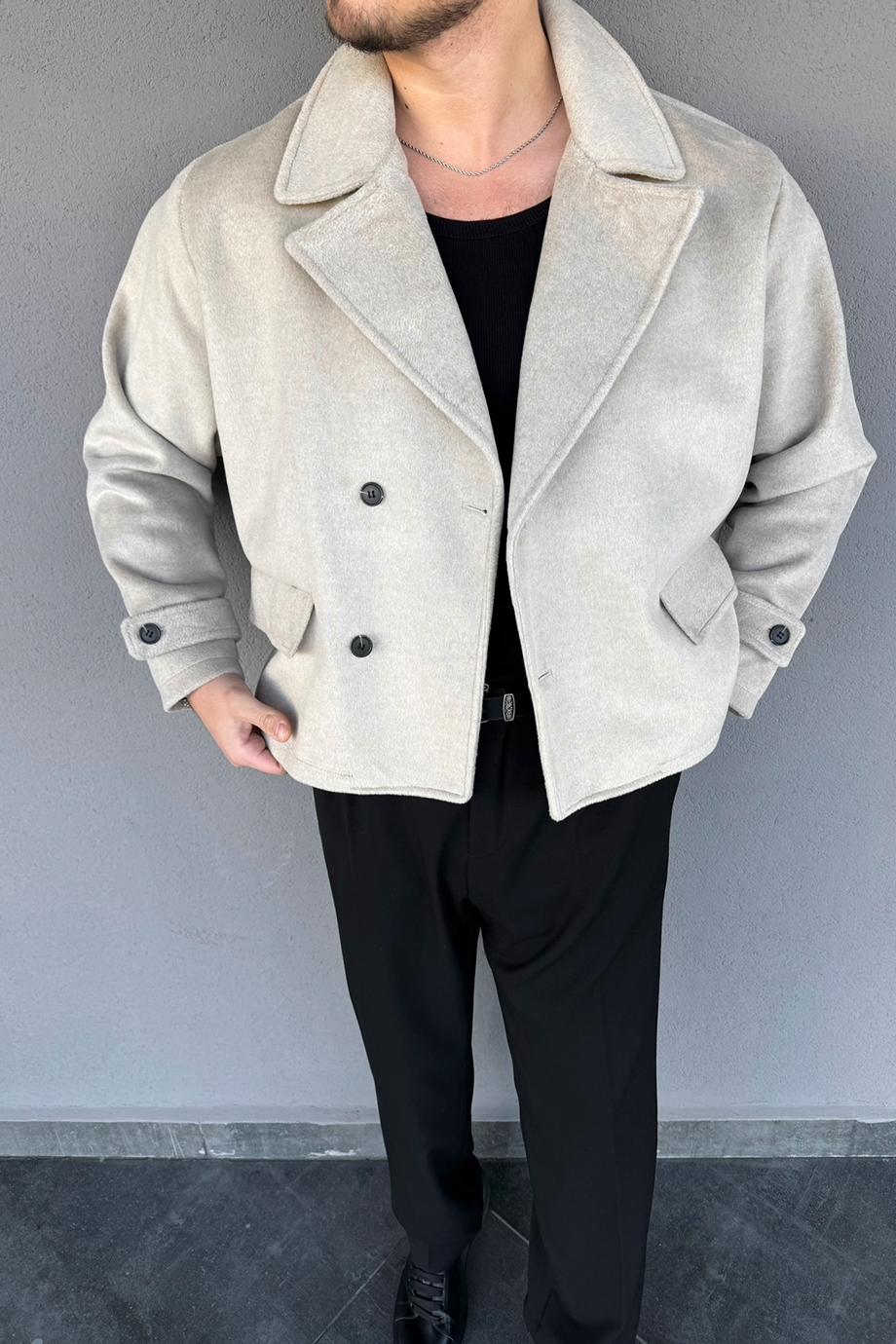 EKRU PREMİUM SERİ KRUVAZE KAŞE MONT