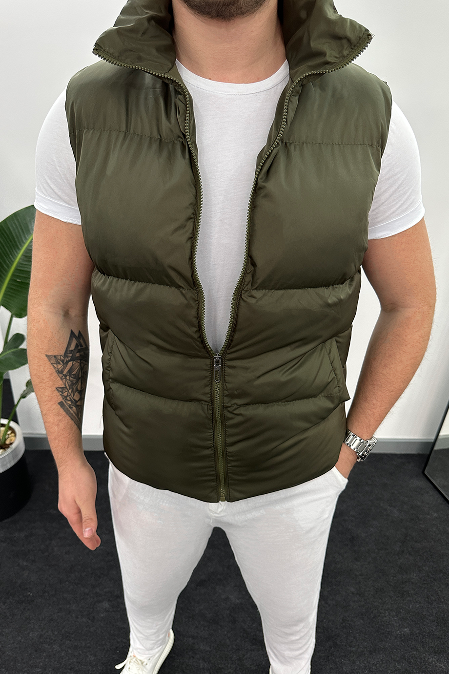 HAKİ UNISEX ŞİŞME YELEK