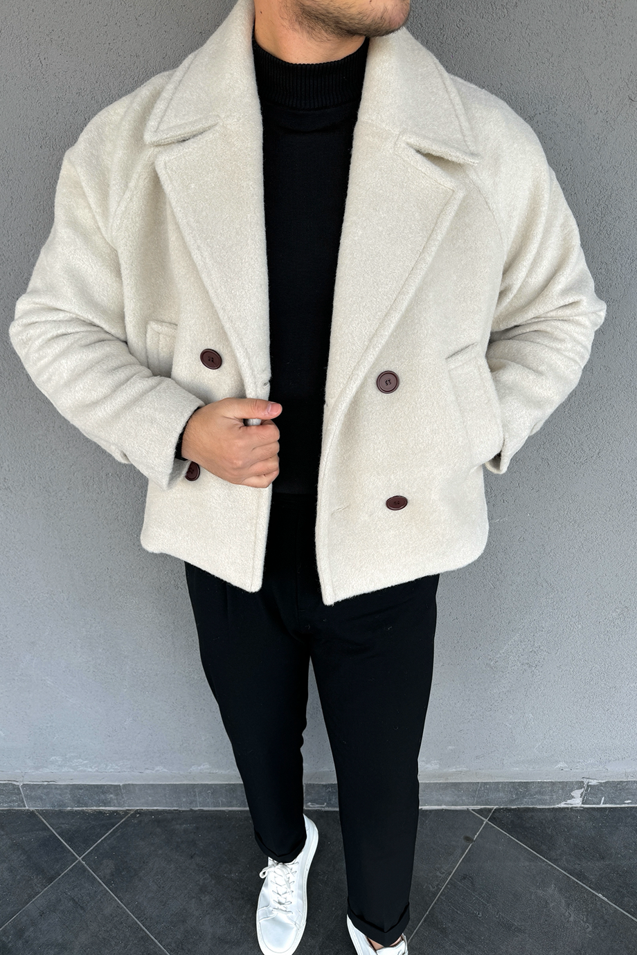 KIRIK BEYAZ KRUVAZE PREMİUM MONT