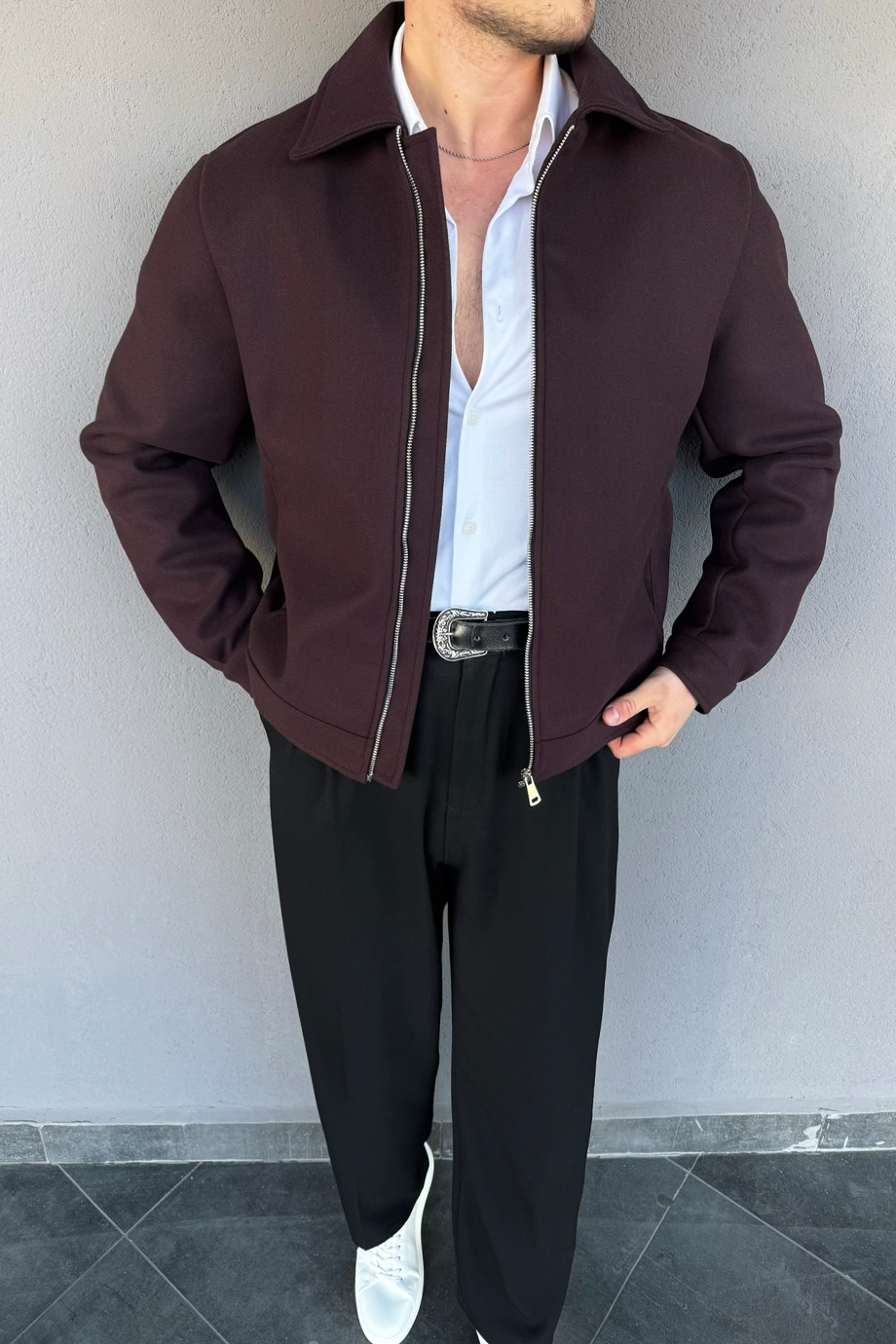 KOYU KAHVE KAŞE MONT