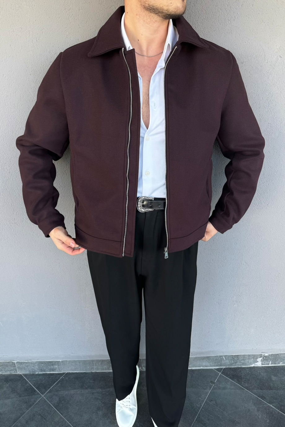 KOYU KAHVE KAŞE MONT