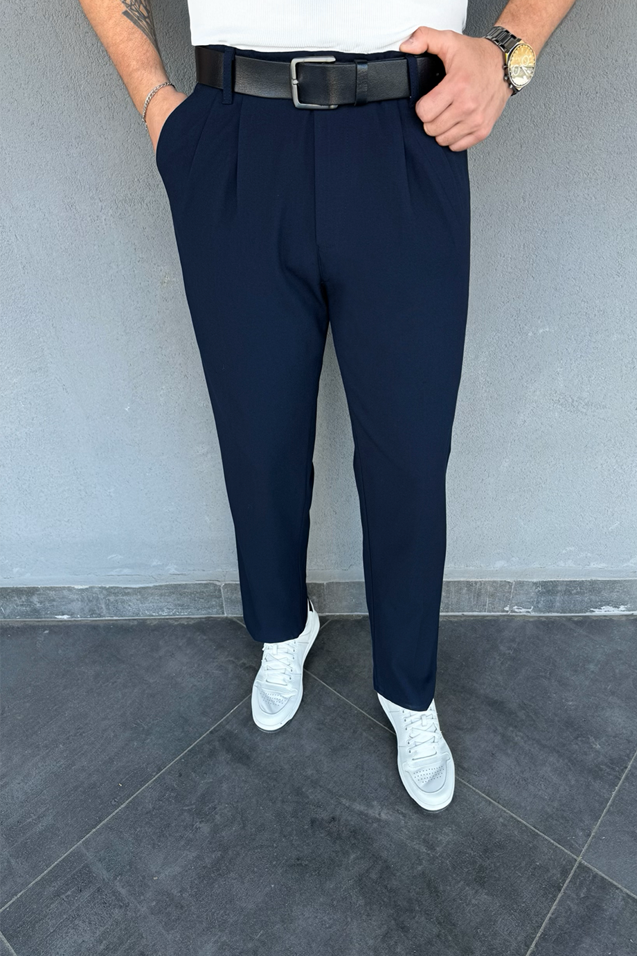 LACİVERT BAGGY PANTALON