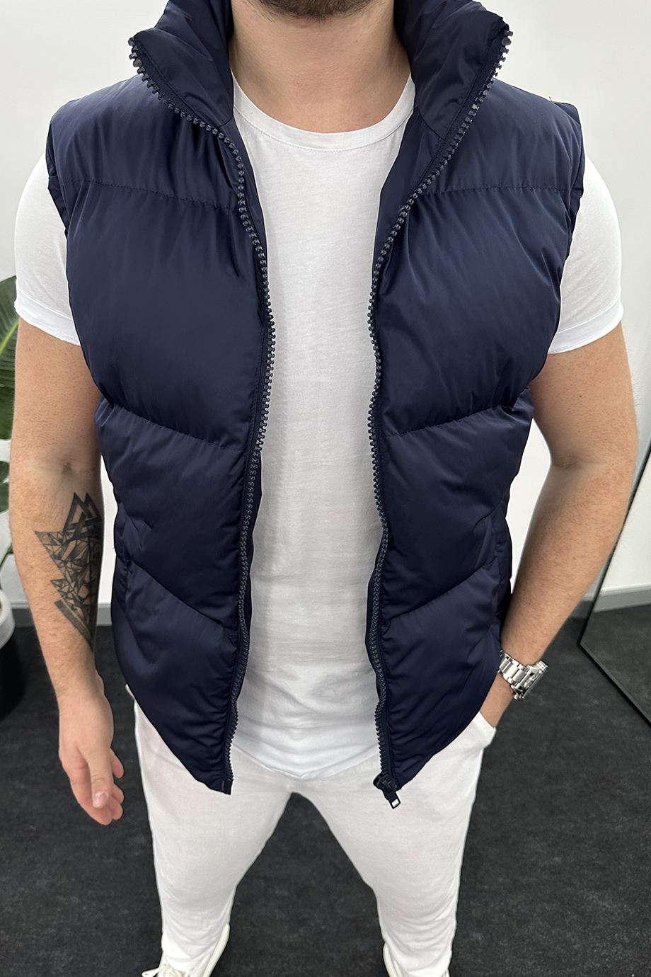 LACİVERT UNISEX ŞİŞME YELEK