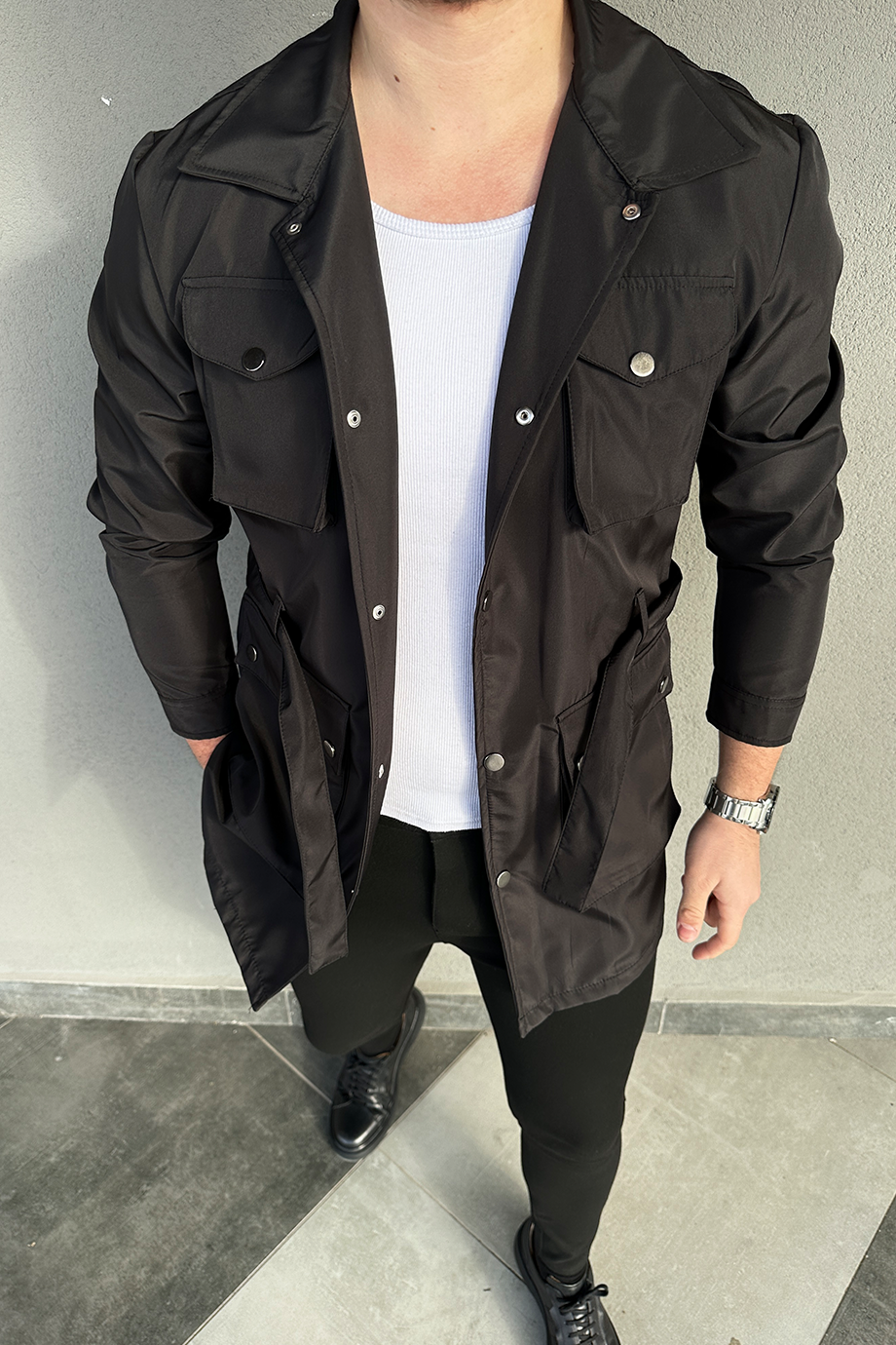 SİYAH KUŞAKLI TRENÇKOT