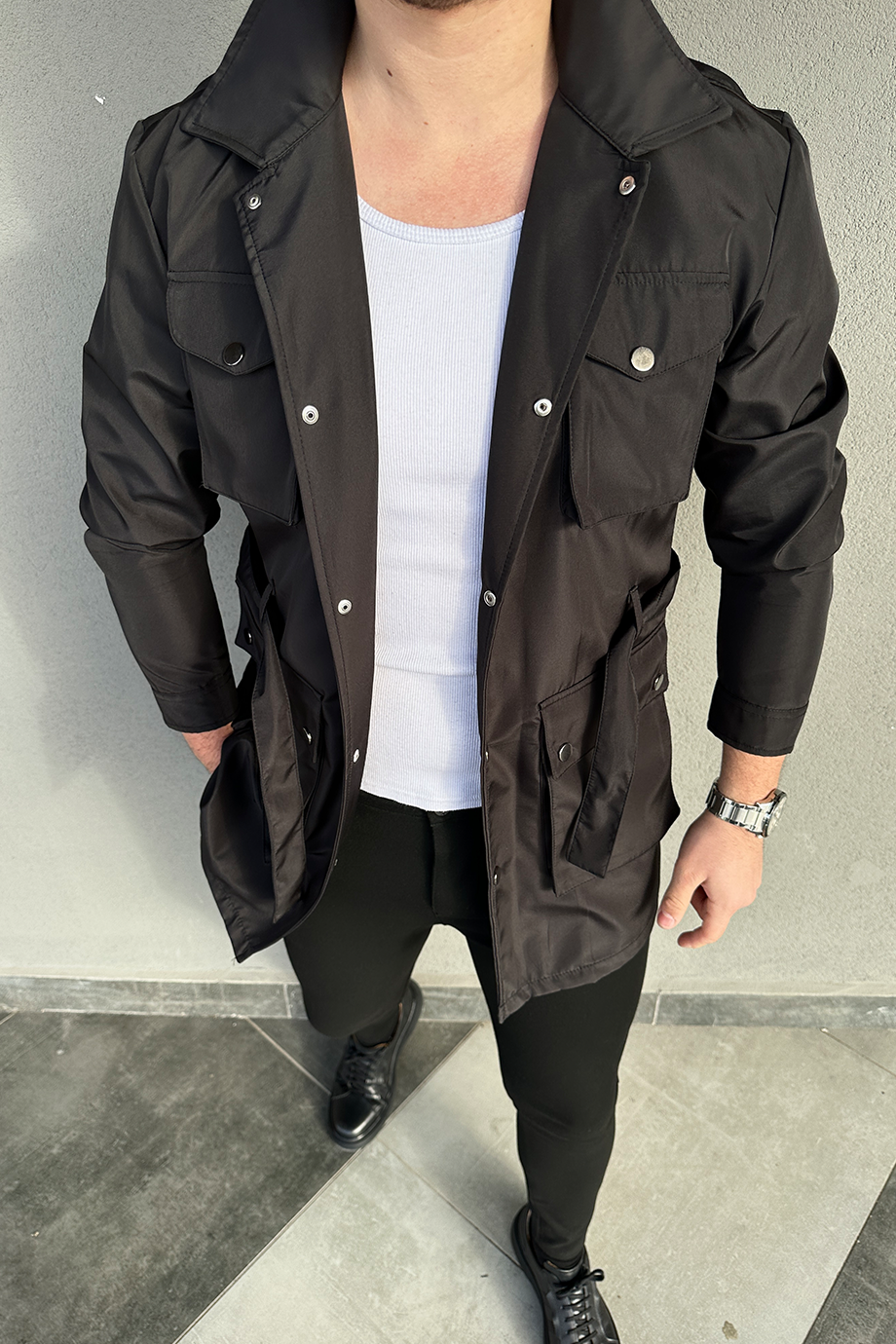 SİYAH KUŞAKLI TRENÇKOT