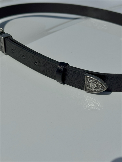 SİYAH ÖZEL TASARIM %100 DERİ KEMER