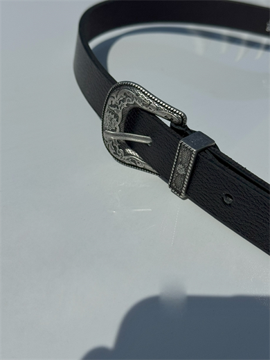 SİYAH ÖZEL TASARIM %100 DERİ KEMER