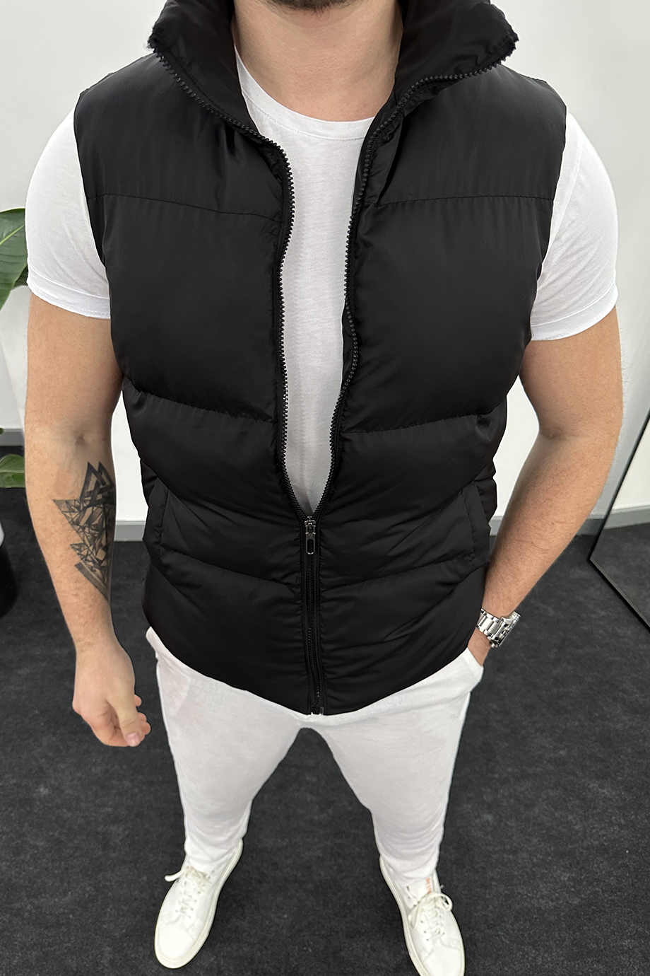 SİYAH UNISEX ŞİŞME YELEK