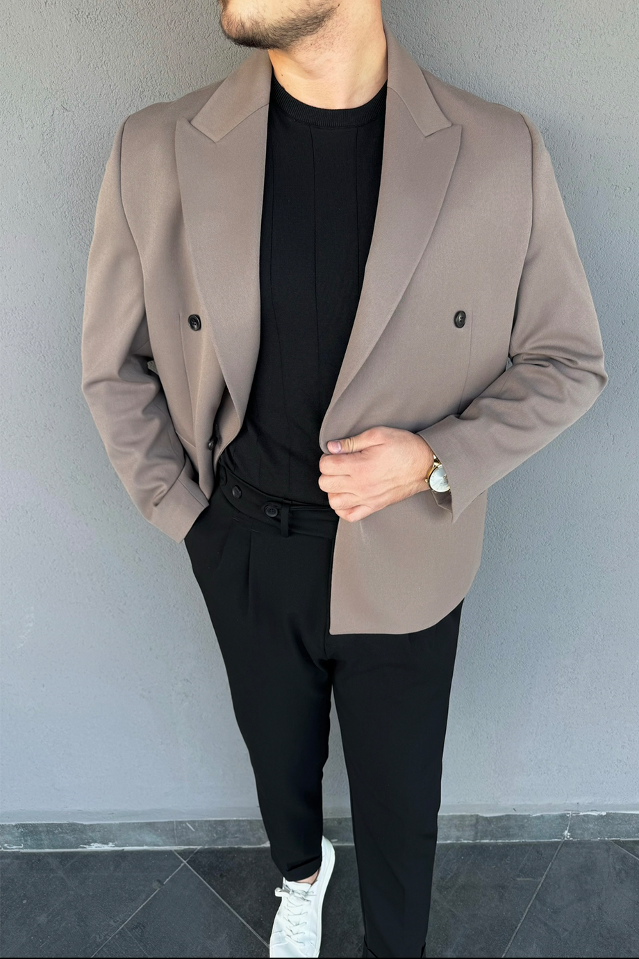 VİZON PREMİUM KRUVAZE CEKET