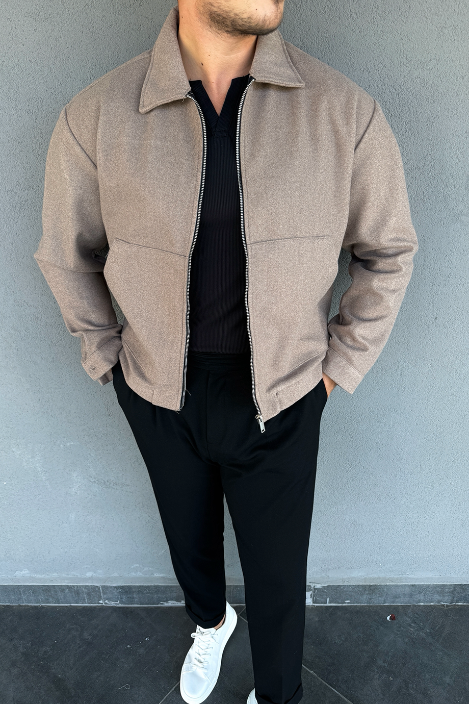 VİZON YÜKSEK KALİTEDE KAŞE CEKET