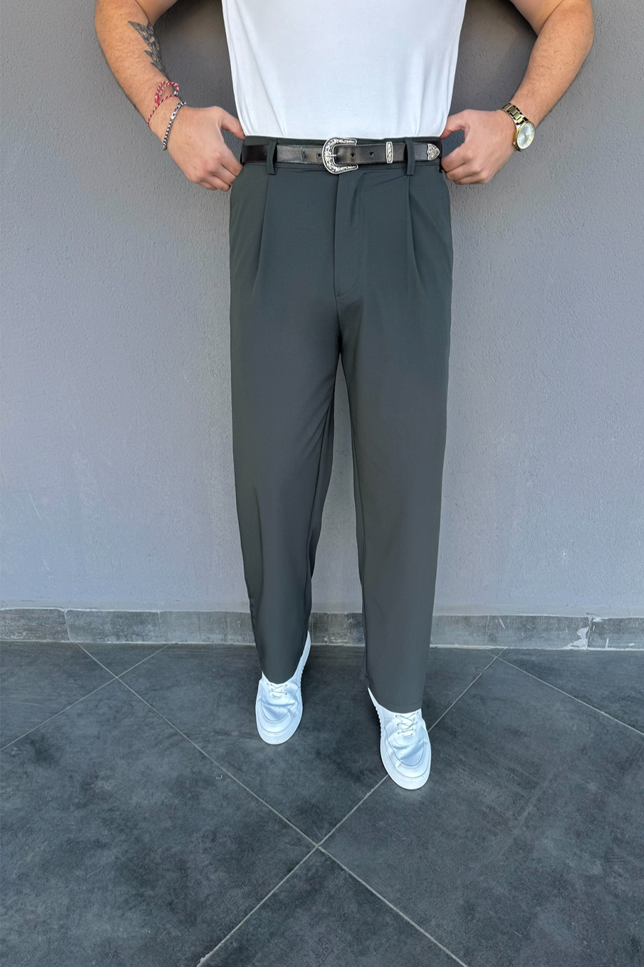 ZÜMRÜT İTHAL KUMAŞ ÖZEL ÜRETİM BAGGY PANTALON