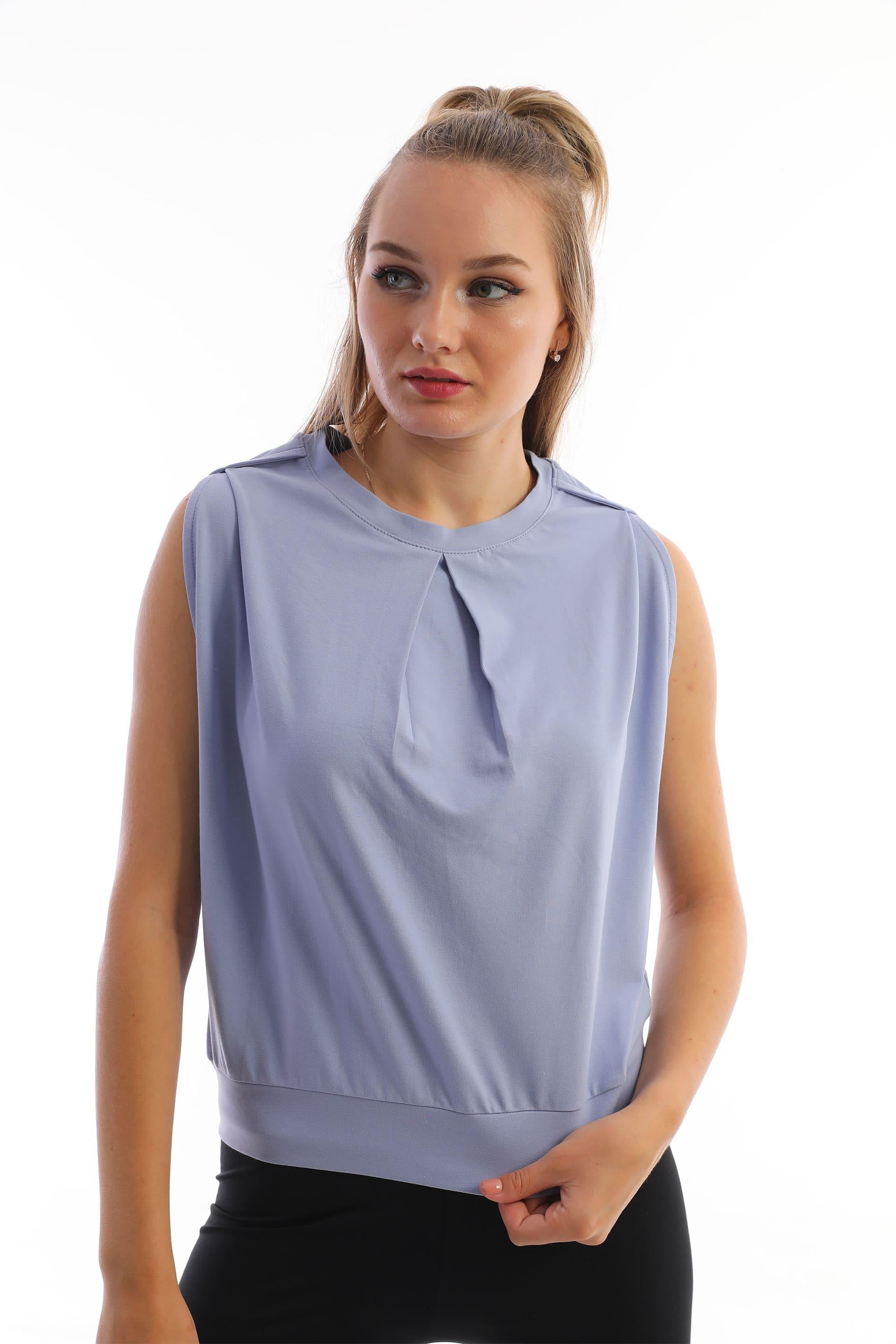 Kolsuz Pili Detaylı Bluz