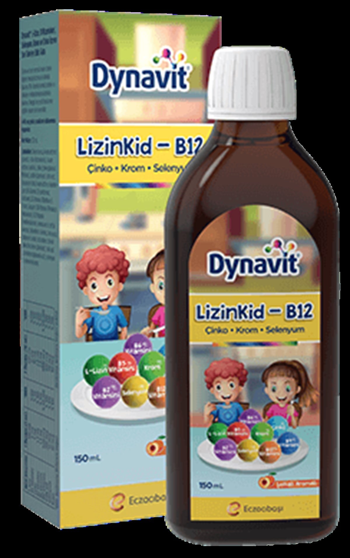 Dynavit LizinKid - B12 Takviye Edici Gıda 150 ml 
