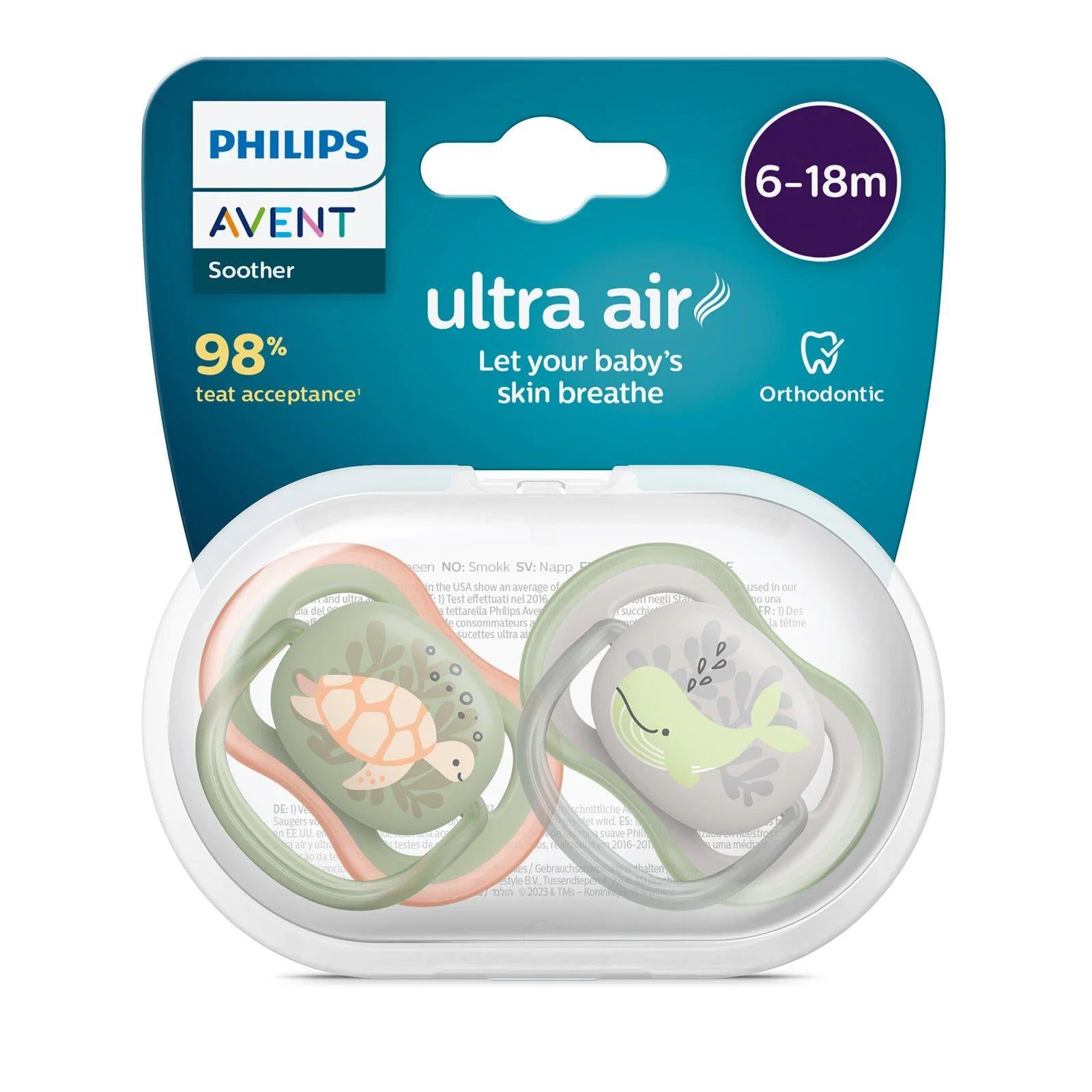 Ultra Air Emzik 6-18 Ay, 2'li Paket, Erkek