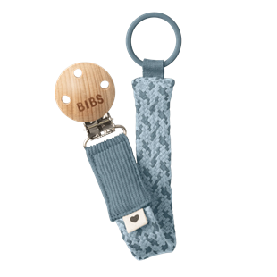 Bibs Paci Braid Emzik Askısı - baby blue