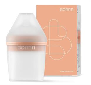 BORRN ANTİKOLİK SİLİKON BİBERON 150ML TURUNCU