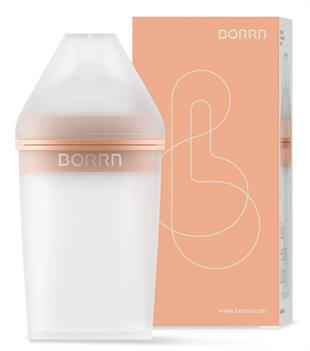 BORRN ANTİKOLİK SİLİKON BİBERON 240ML TURUNCU