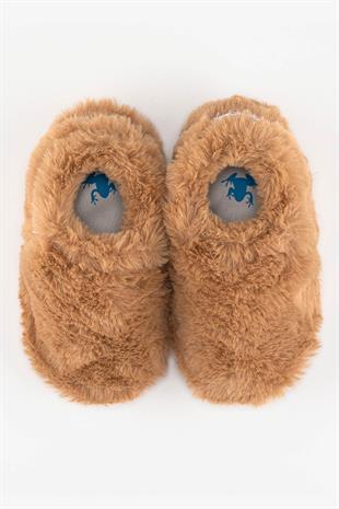 Furry Furry Kestane Fur İlk Adım Bebek Ayakkabı