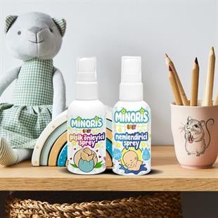 Minoris Baby Su Bazlı Nemlendirici ve Baby Pişik Önleyici Sprey 100ml Parfümsüz, Vegan