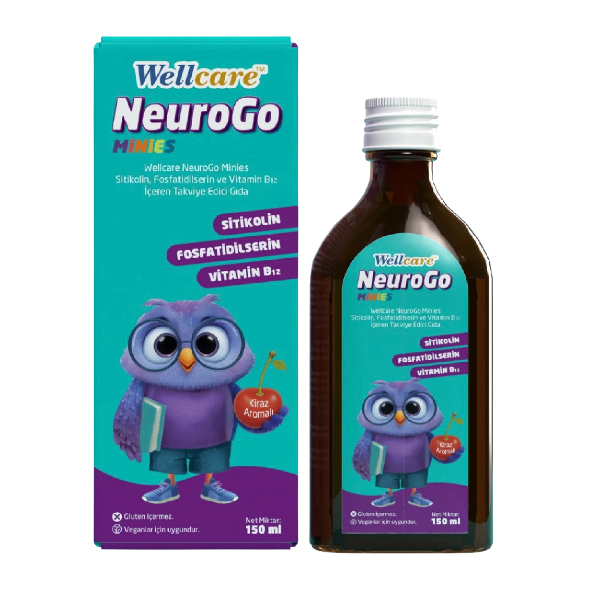 Wellcare NeuroGo Minies 150 ml sıvı takviye edici gıda