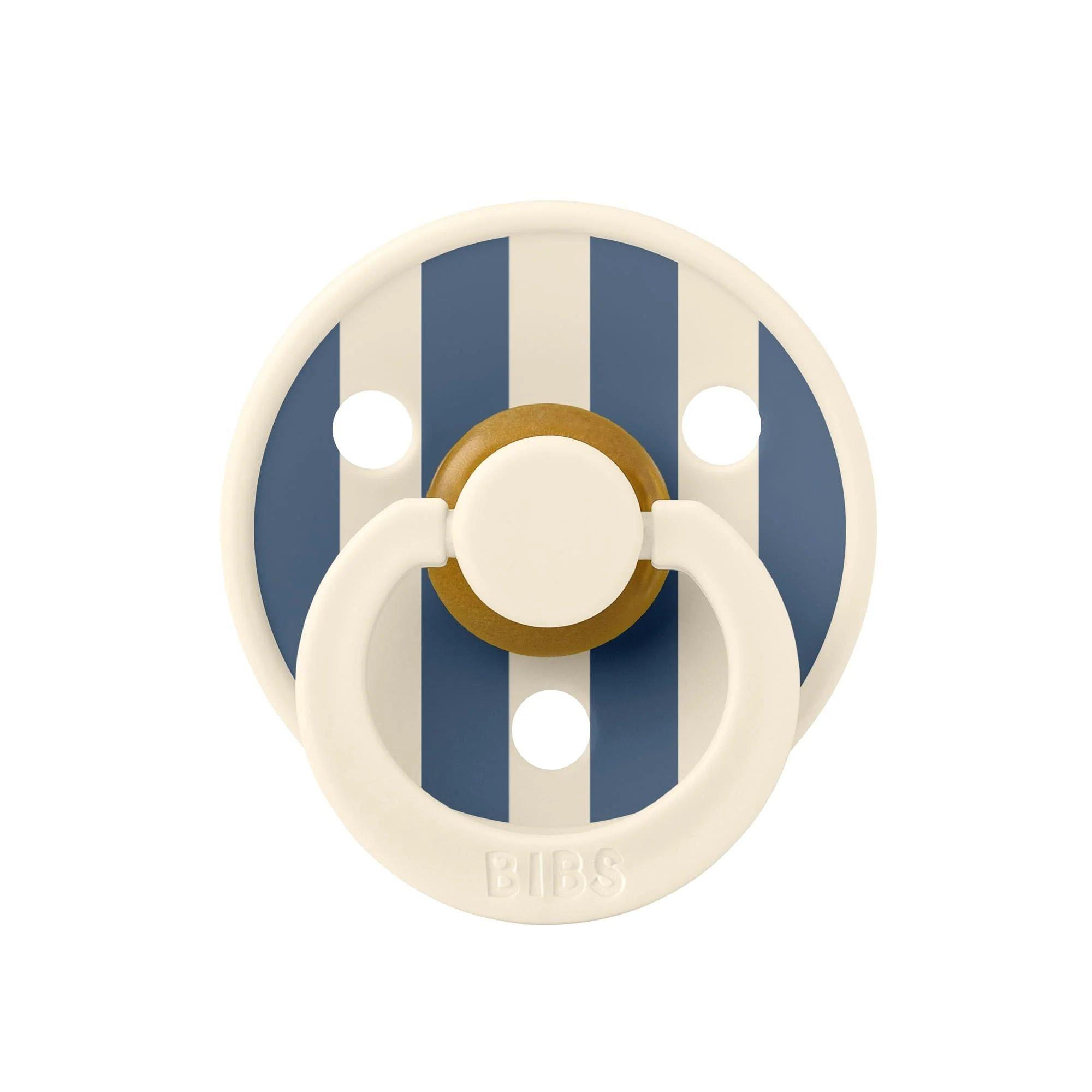  Bibs Studio Colour Block Anatomik Emzik-Ivory/Steel Blue