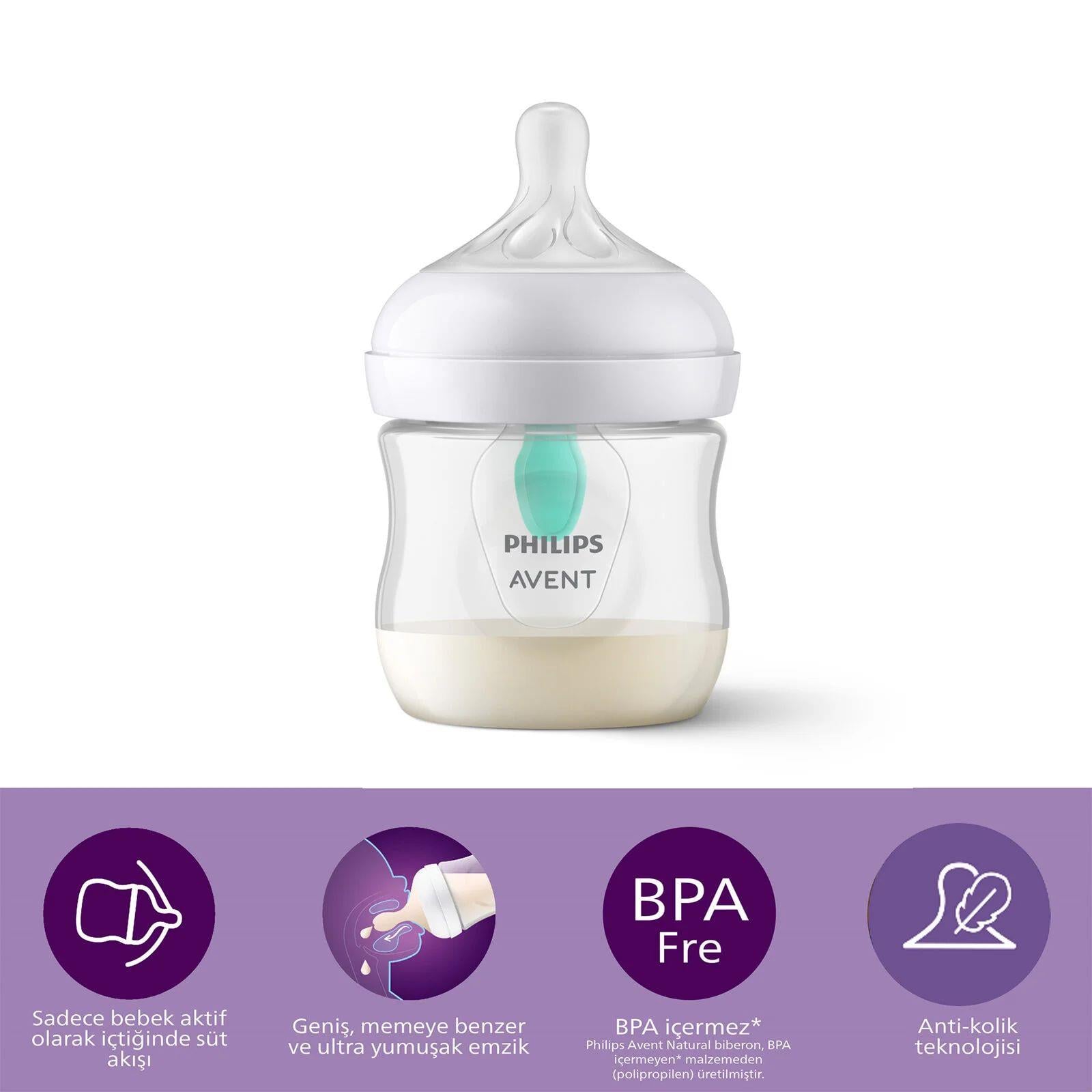 Anti-kolik Biberon 125 ml 0+ Ay