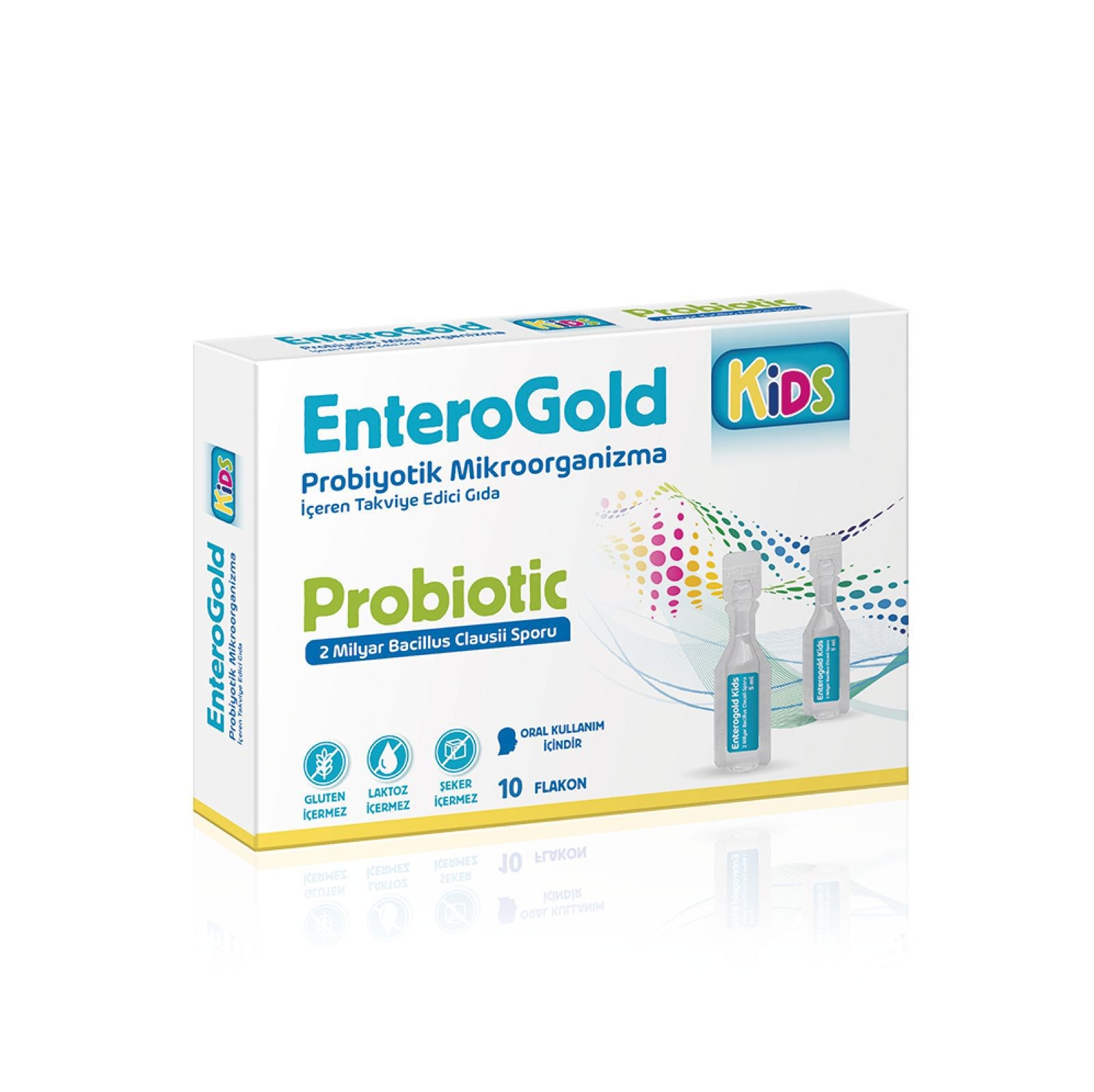 Enterogold Kids Probiotic 2 Milyar 10 Flakon