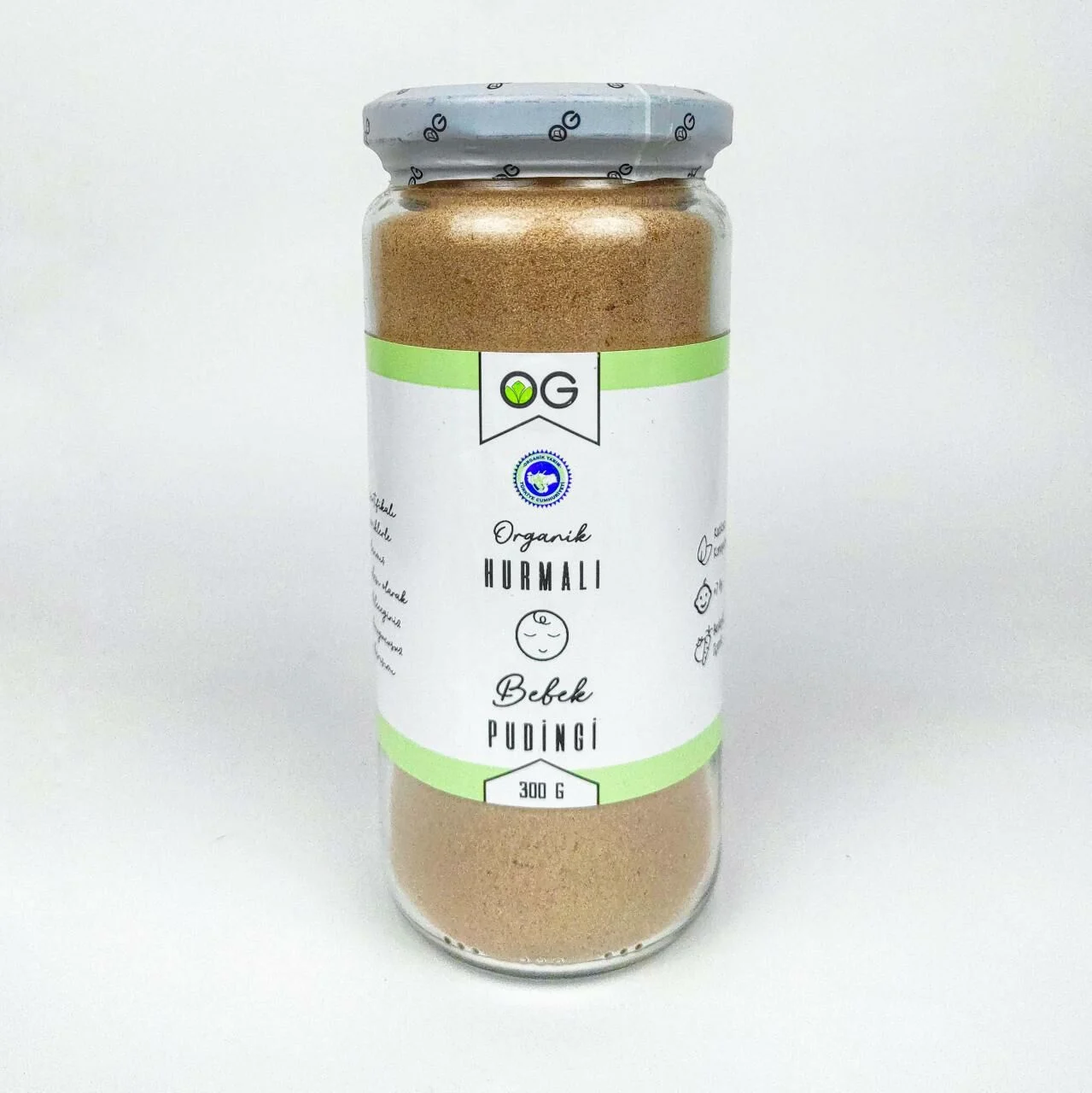 OG NATURAL ORGANİK HURMALI BEBEK PUDİNGİ 300 GR