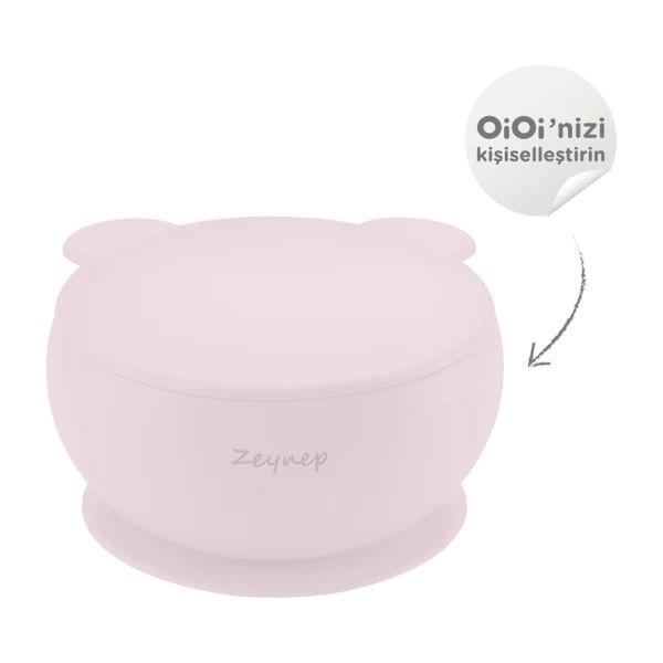 OiOi - Vakumlu Kapaklı Kase  Misty Lilac