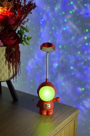 LED Mini Masa Lambası Kalem Açacaklı Astronot
