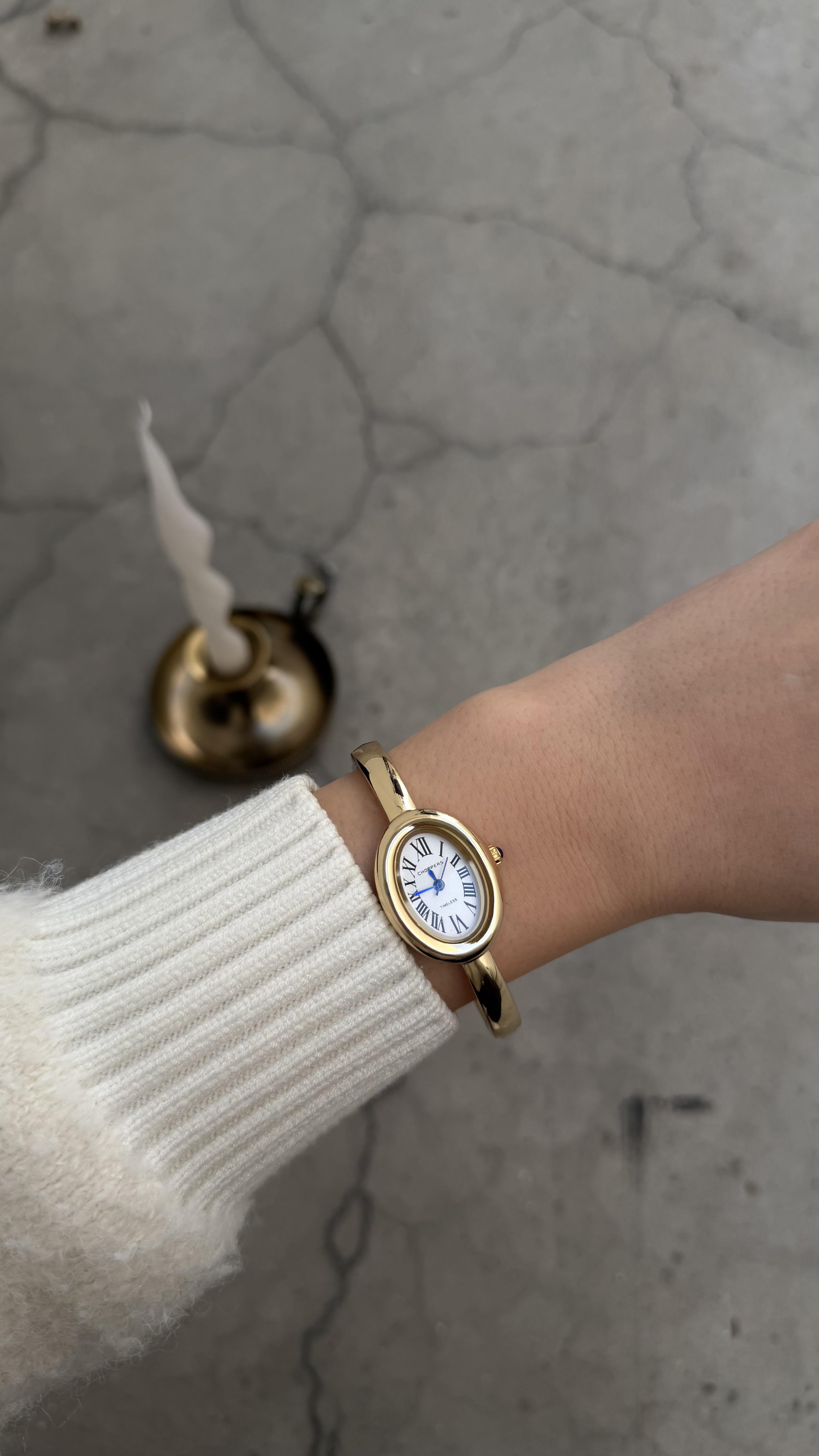 GOLD HANDCUFF SAAT 