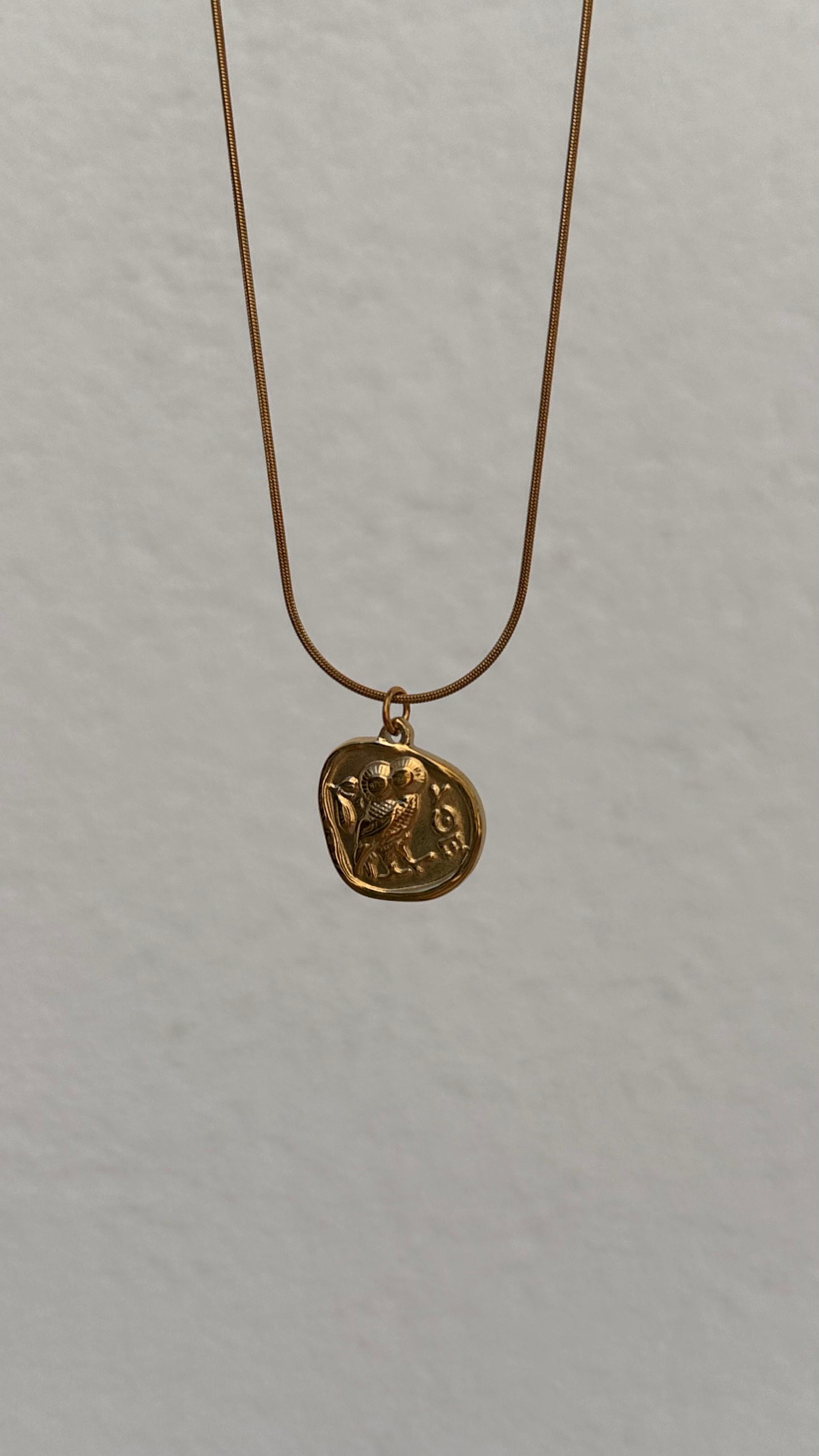 GOLD BAYKUŞ FİGÜR KOLYE