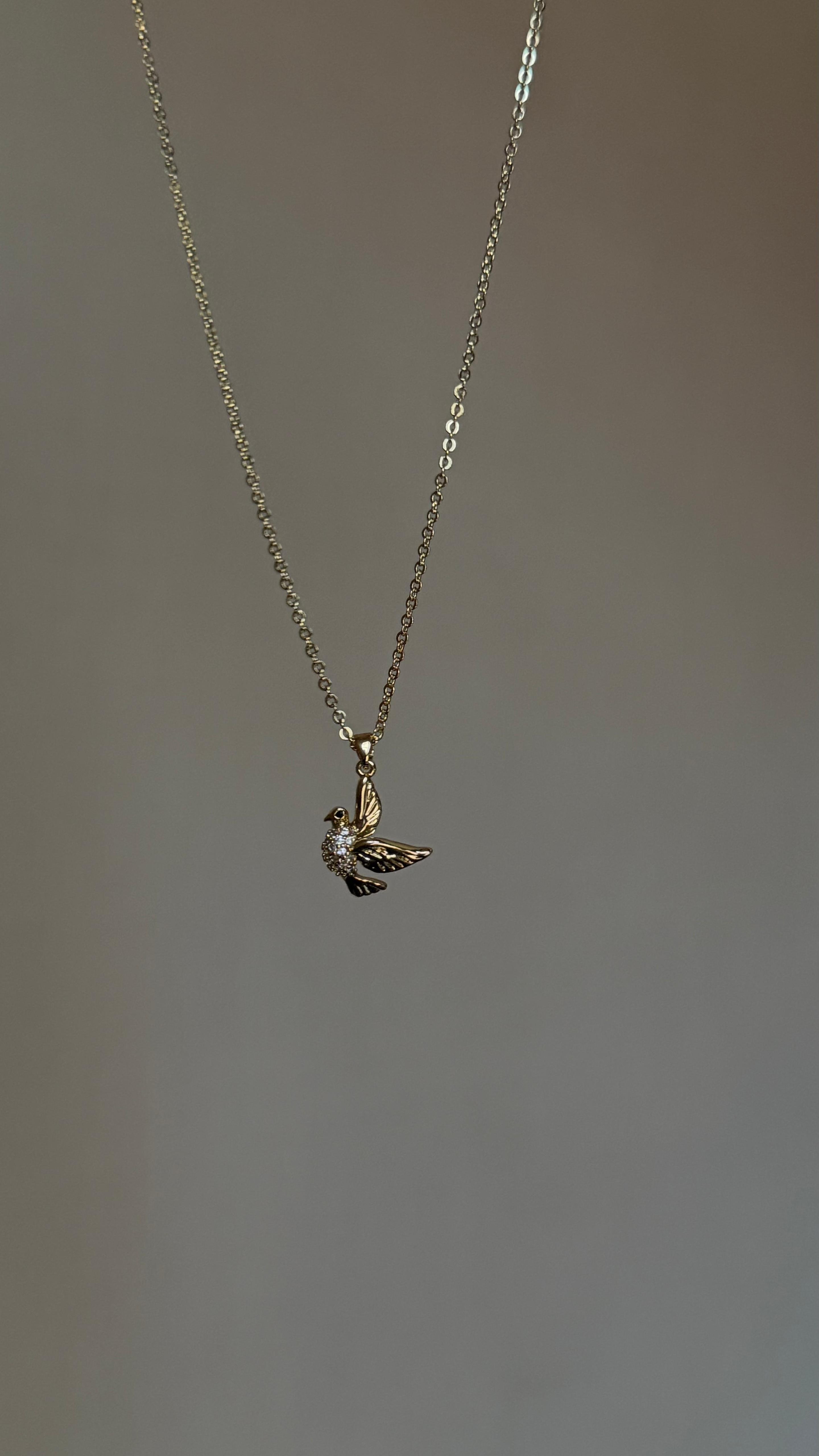 GOLD BIRD KOLYE