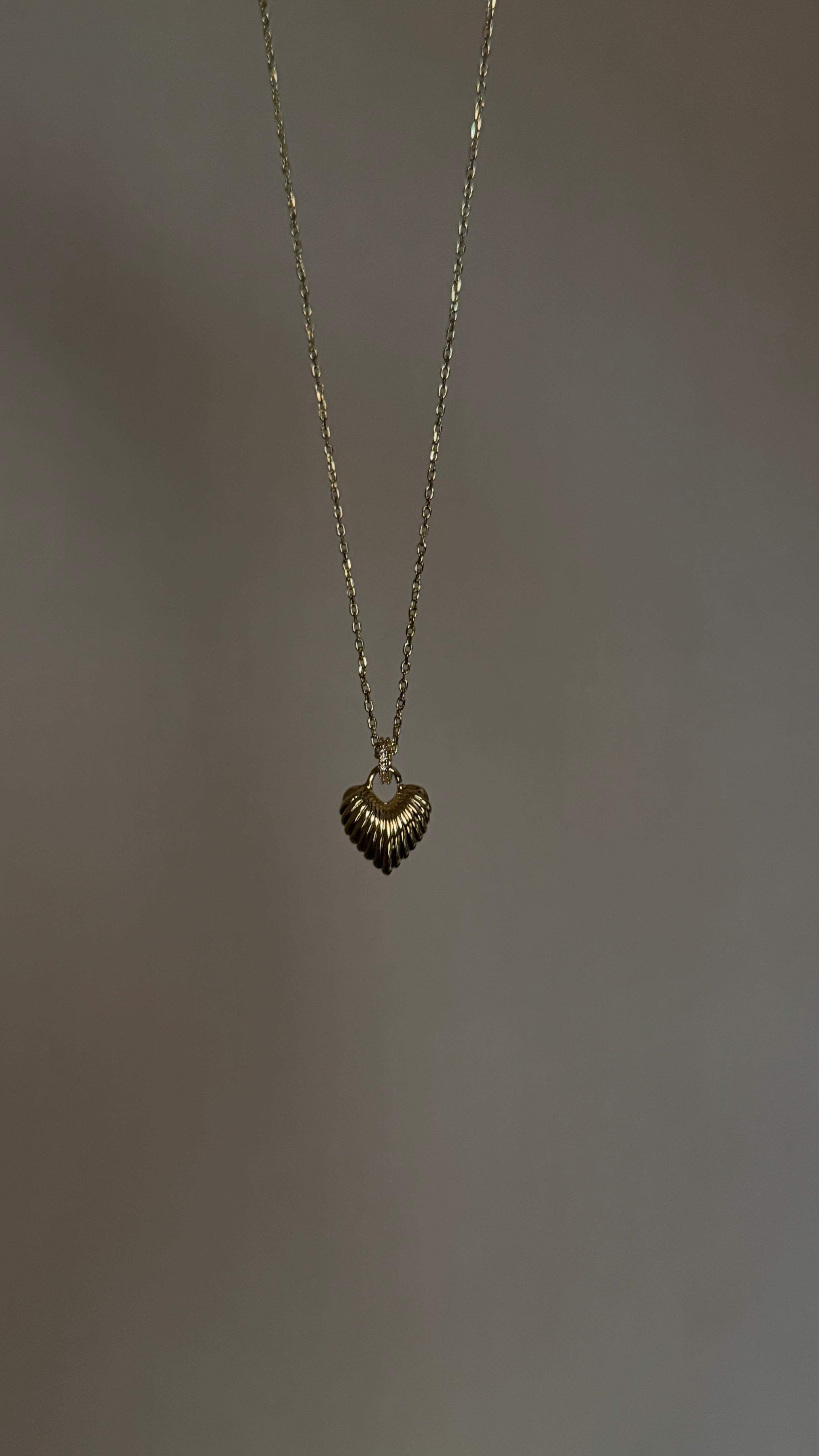GOLD HEART KOLYE