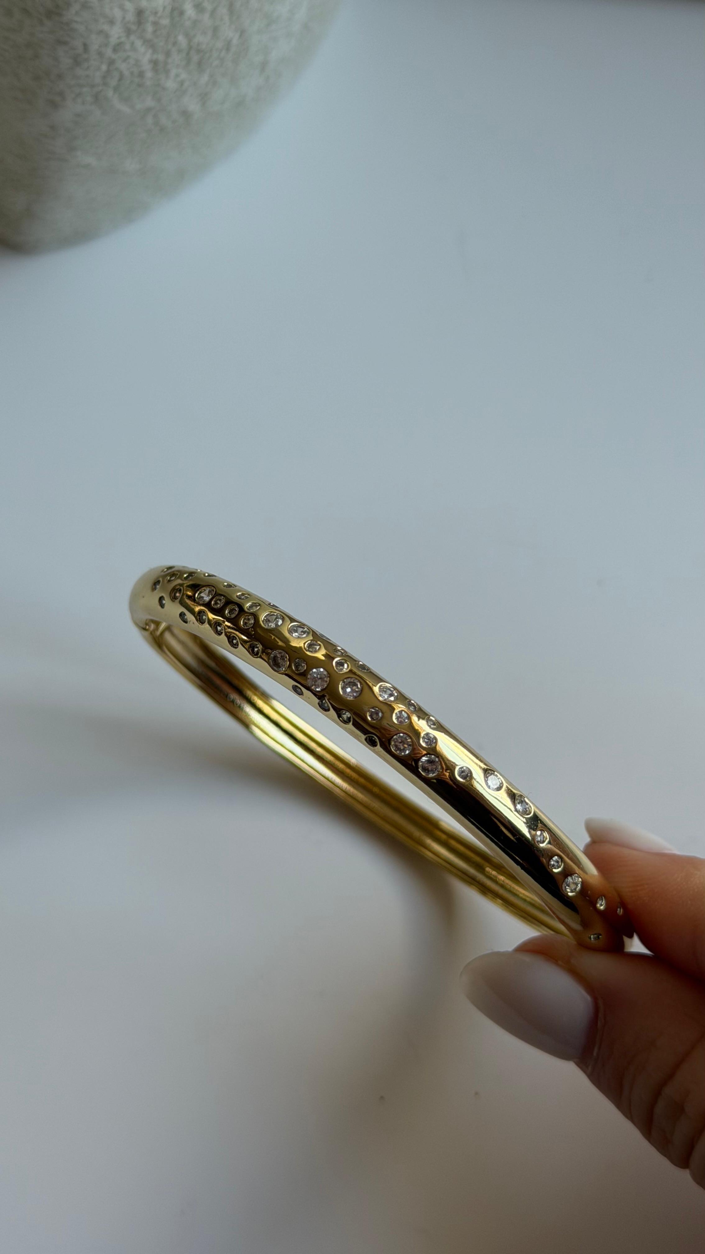 GOLD TEXTURE CUFF BİLEKLİK