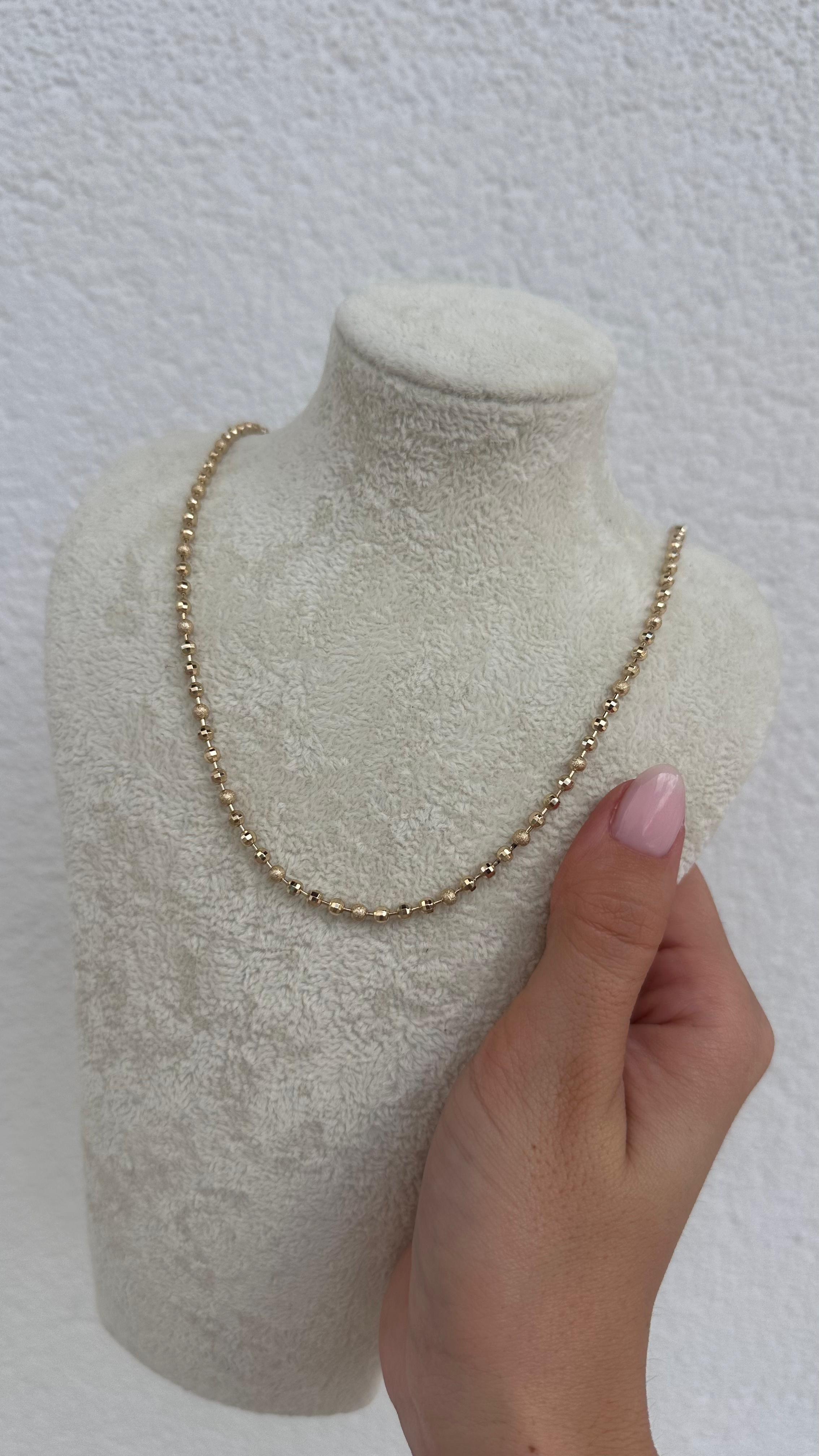 GOLD TOP DETAY ZİNCİR KOLYE