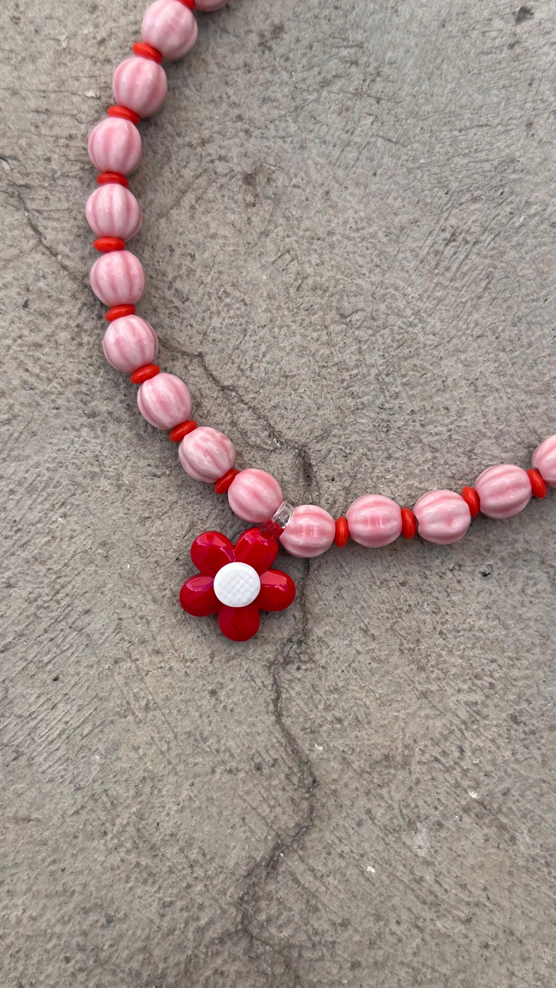 PINK BLOSSOM CHARM KOLYE 