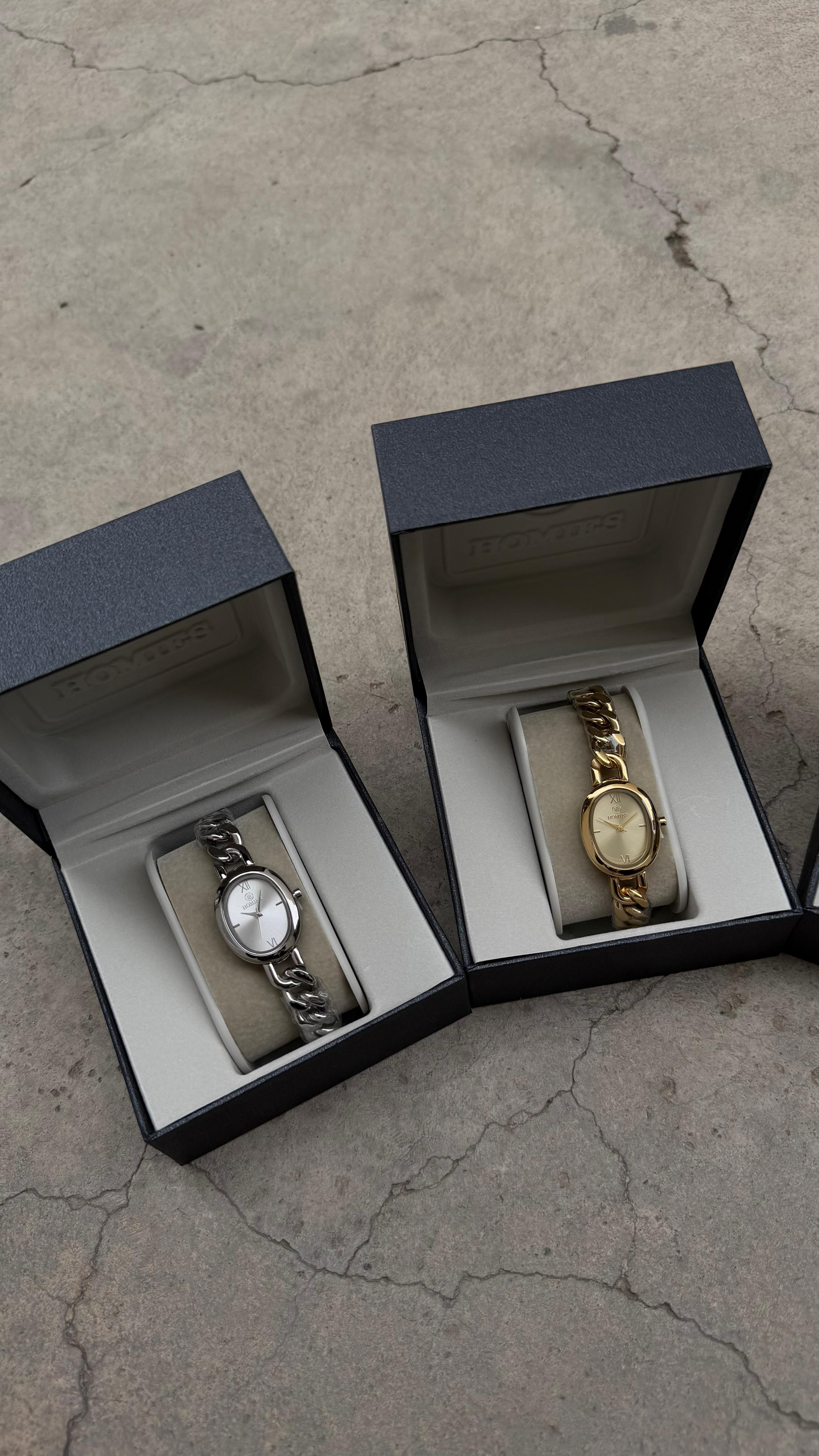 SILVER CHAIN OVAL LUX SAAT