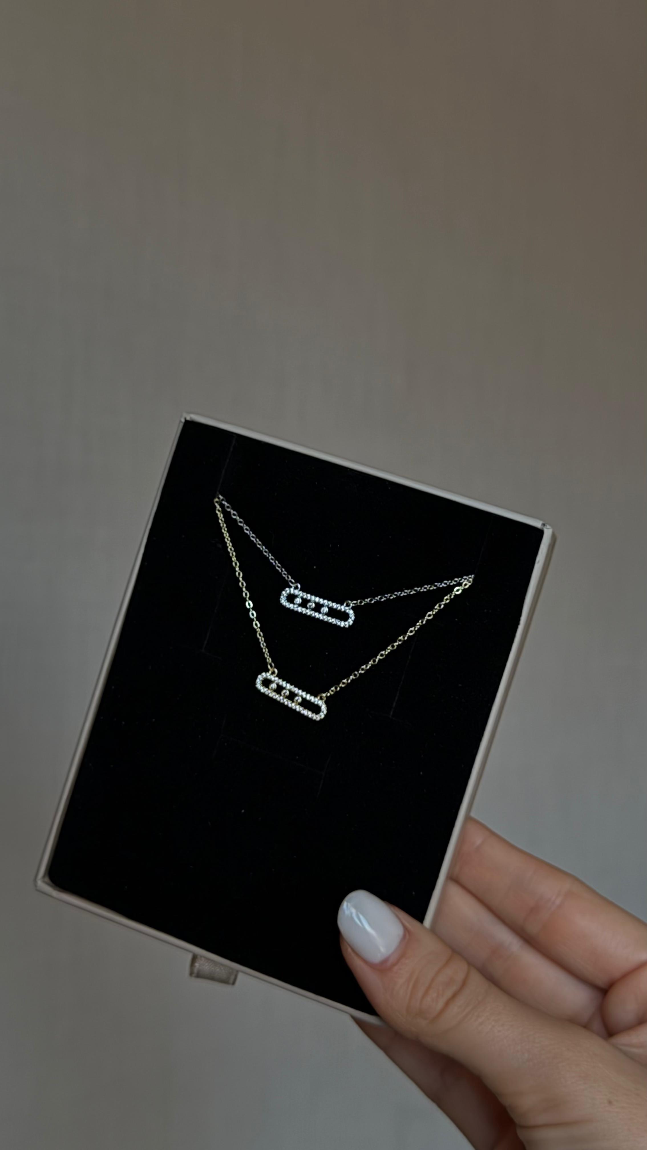 SILVER MESS KOLYE