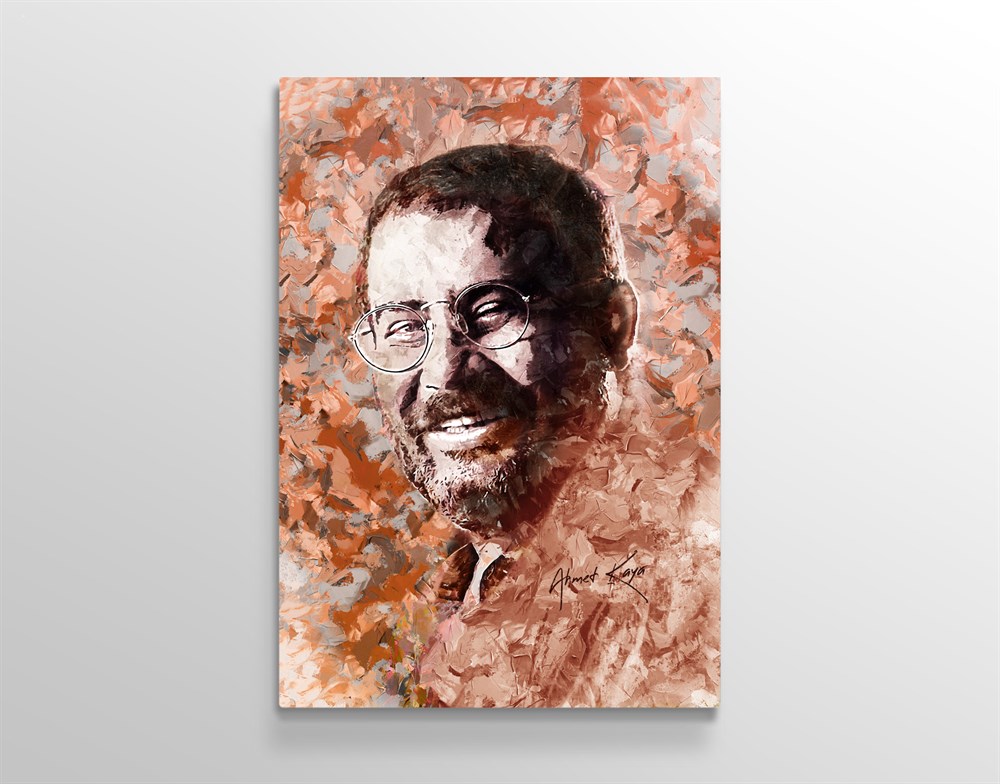 Ahmet Kaya Resimli Kanvas Tablo