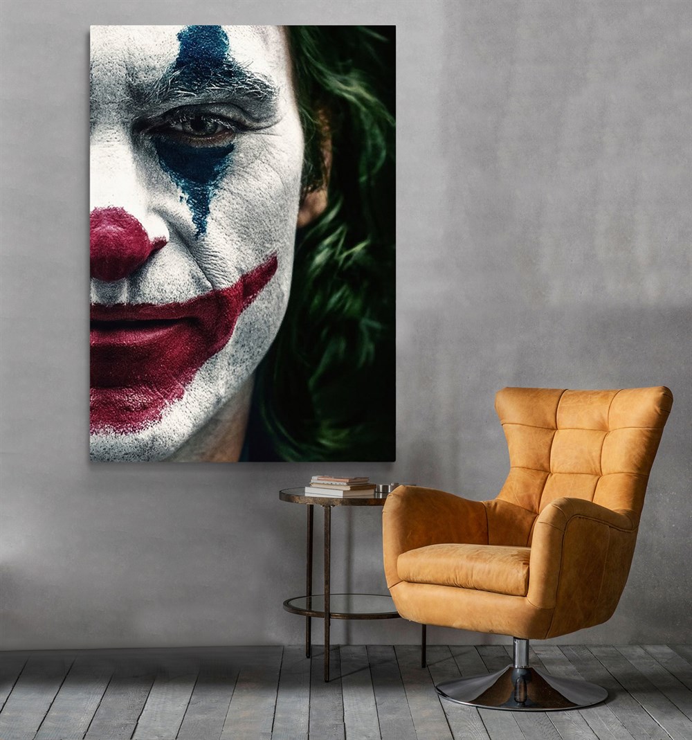Joker Filmi Afiş Karakteri Kanvas Tablo