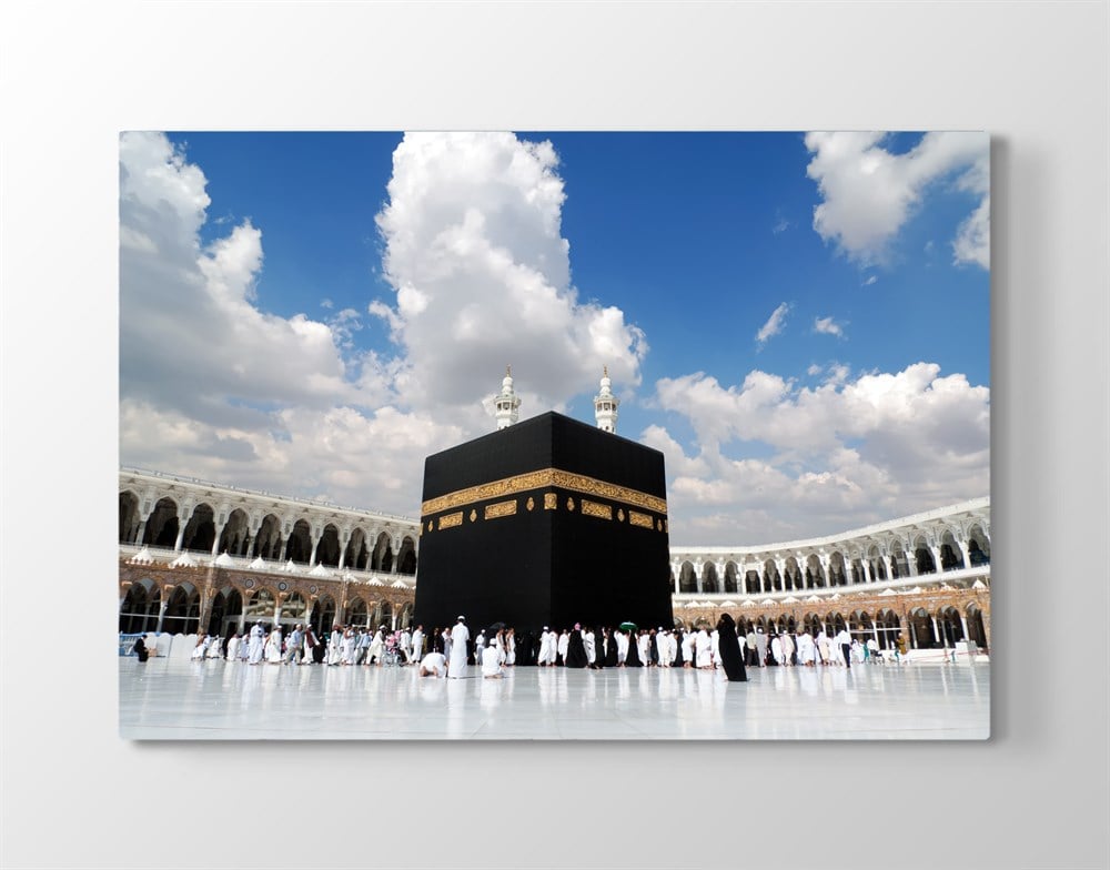 Kabe Resimli Dini Tek Parça Kanvas Tablo