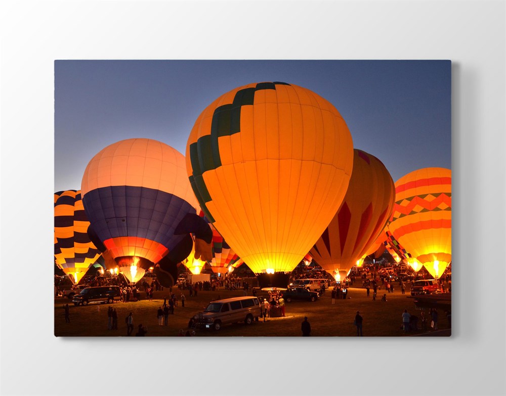 Kapadokya Balon Kanvas Tablo