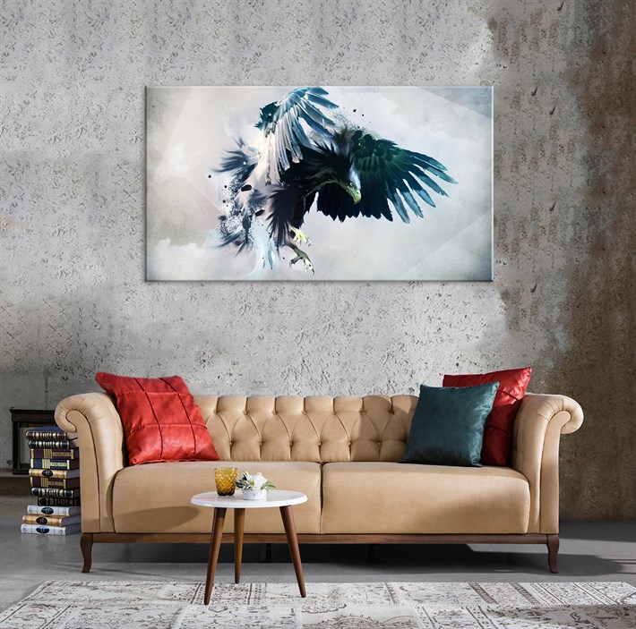 Kartal Tek Parça Kanvas Tablo canvas