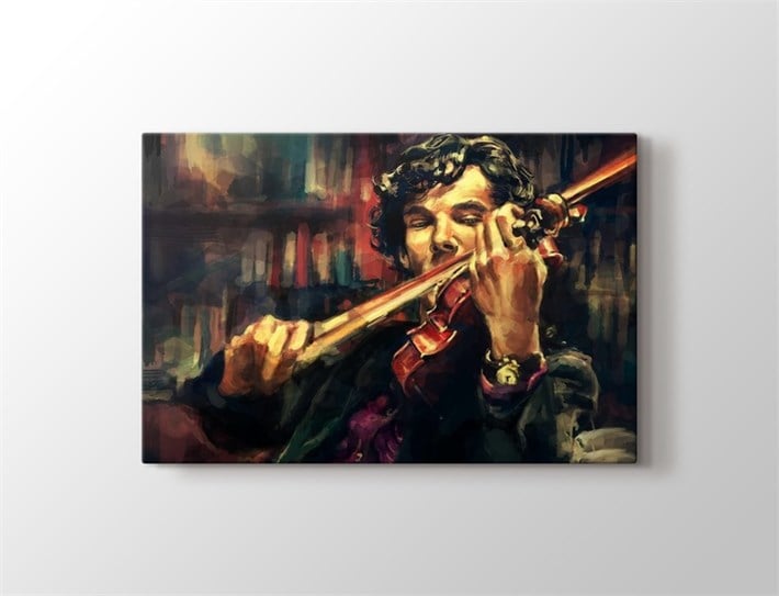 Sherlock Holmes Kanvas Tablo