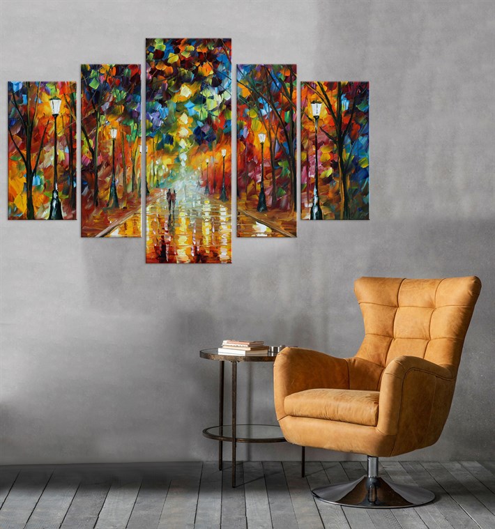 Sonbahar Renkli Kanvas Tablo
