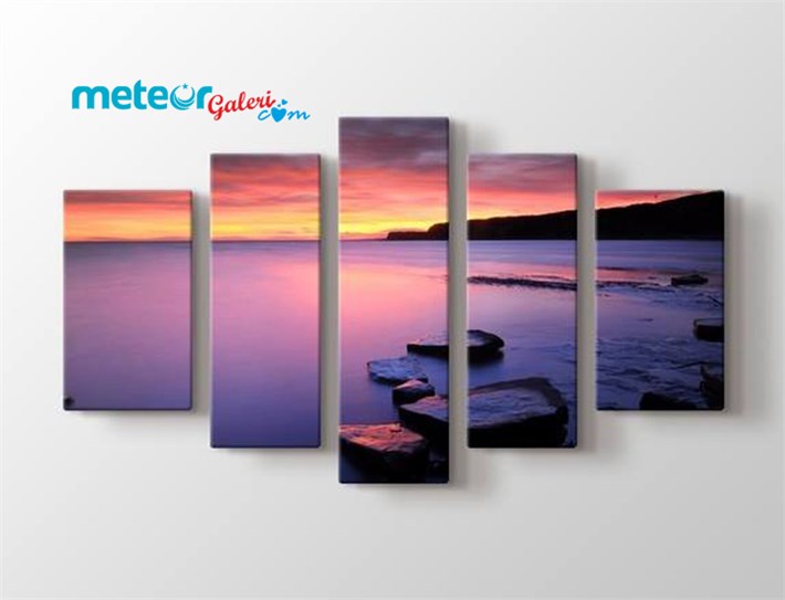 Deniz Manzaralı Kanvas Tablo