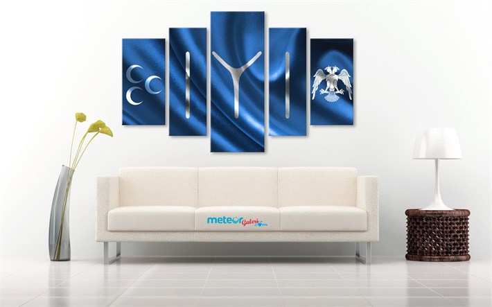 Kayıboyu Bayrağı Kanvas Tablo