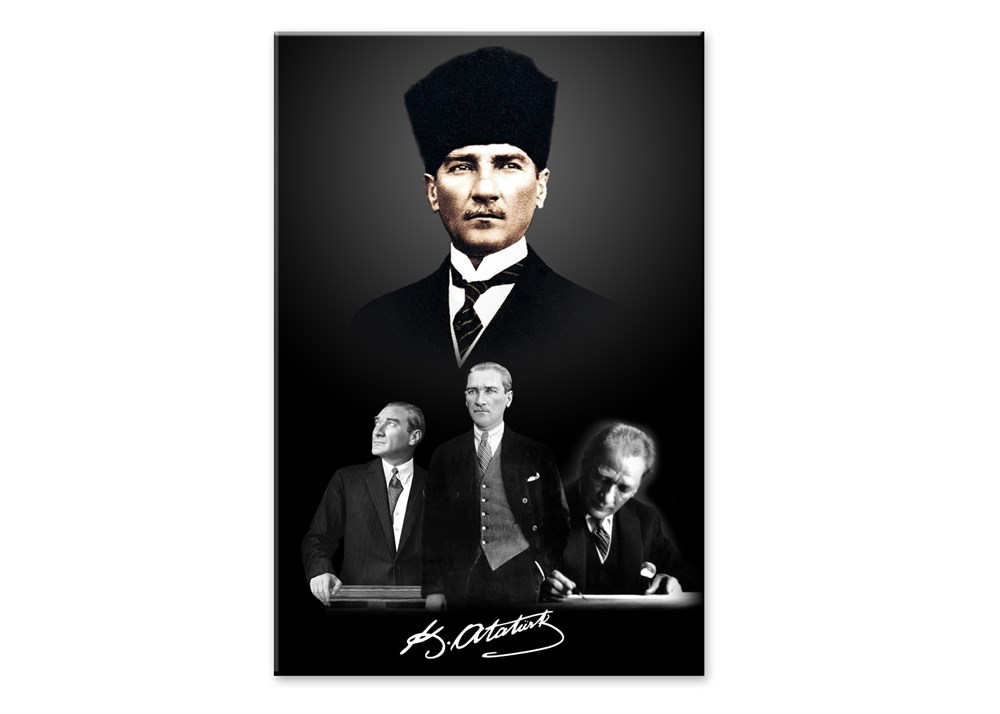 Atatürk Resimlerinden Kanvas Tablo